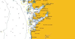 Chart of Bueu to Bayona