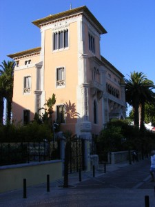 One of the beautiful buildings in Cascais