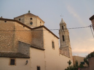 The village churc at Torredembarra