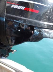 Big hole in outboard casing