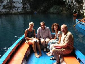 In the cave at Melissani Lake